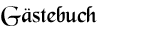 Gästebuch