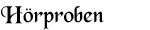 Hörproben